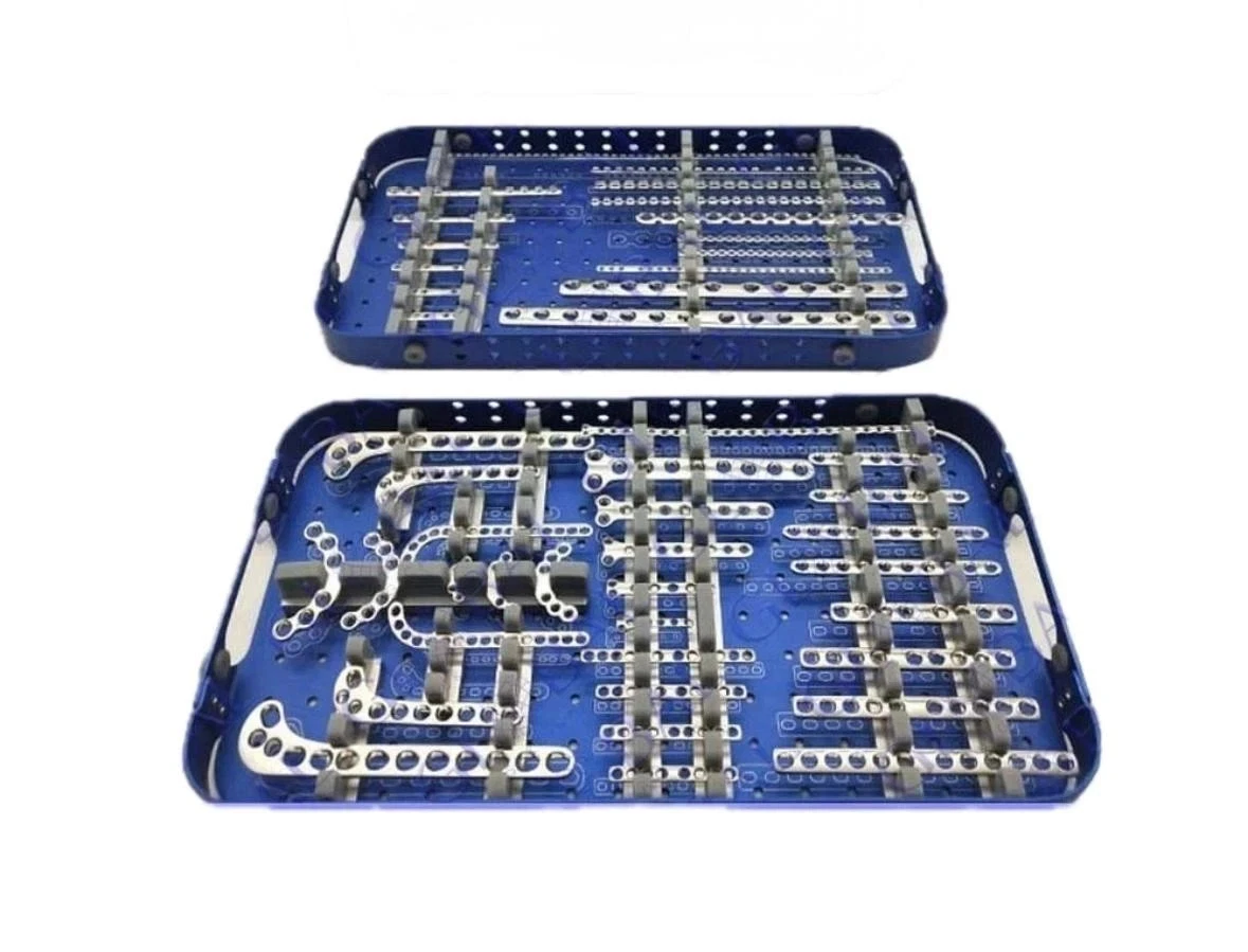 Bone Screw Locking Plates Set Orthopedic Implants Surgical Instruments Kit