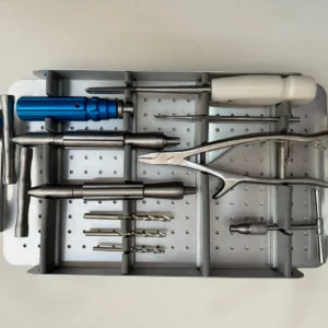 Broken Screw Orthopedic Removal Spine Instrument set with Sterilisation Box