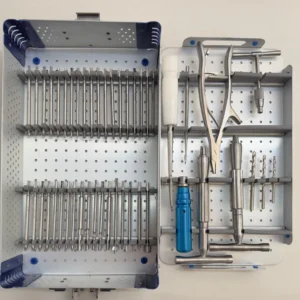 Broken Screw Orthopedic Removal Spine Instrument set with Sterilisation Box